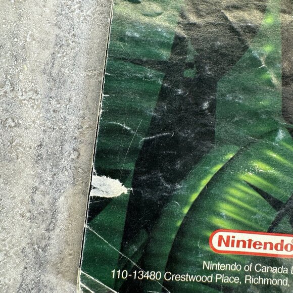 Donkey Kong Country Super Nintendo 1994 SNES Authentic Instruction Manual Only - Picture 5 of 7